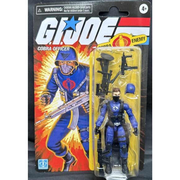 Cobra Officer GI Joe Retro Collection 3.75-Inch Action Figure New - Picture 1 of 8